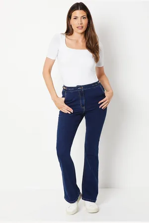 wallis Womens Chain Detail Kickflare Jean