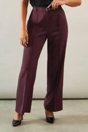 wallis Womens Petite Wide Leg Trousers