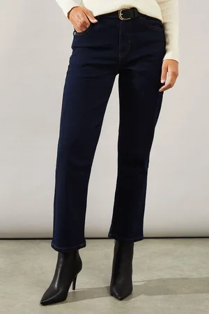 wallis Womens Petite Harper Straight Leg Jean