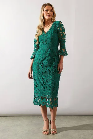 wallis Womens Tall Occasion Corsage Tailored Midi Dress