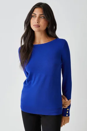 wallis Womens Slash Neck Jumper