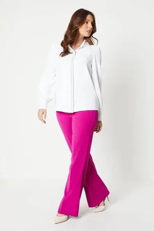wallis Womens Military Button Detail Kickflare Trouser
