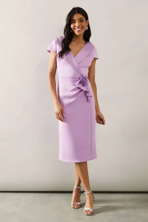 wallis Womens Occasion Scuba Corsage Midi Dress