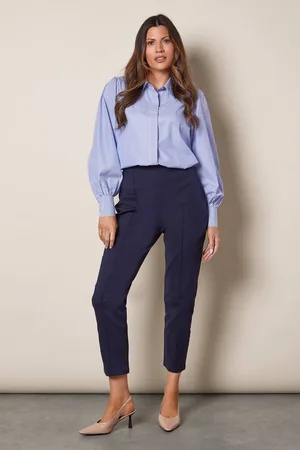wallis Womens Bengaline Split Hem Slim Trouser