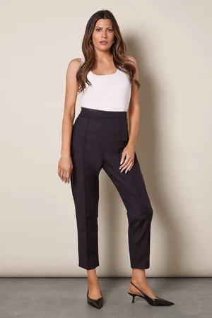 wallis Womens Bengaline Split Hem Slim Trouser
