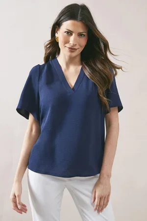 wallis Womens Short Sleeve Overhead Shirt