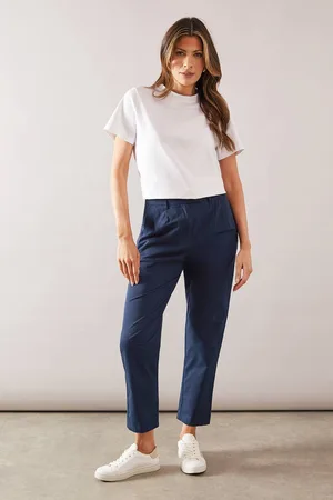 wallis Womens Pleat Detail Straight Leg Trouser