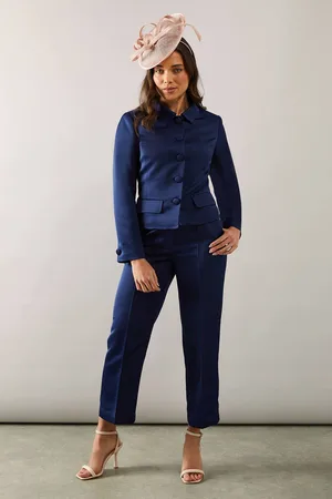 wallis Womens Petite Tapered Crop Trouser