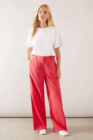 wallis Womens Petite Wide Leg Trouser