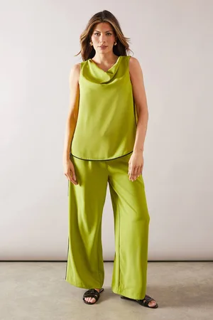 wallis Womens Contrast Stripe Split Trouser