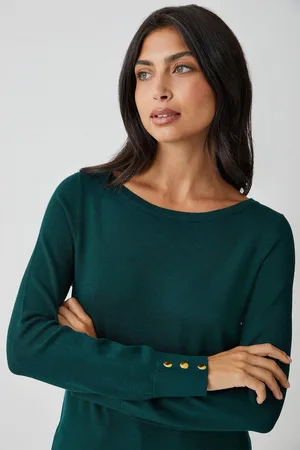 wallis Womens Slash Neck Jumper