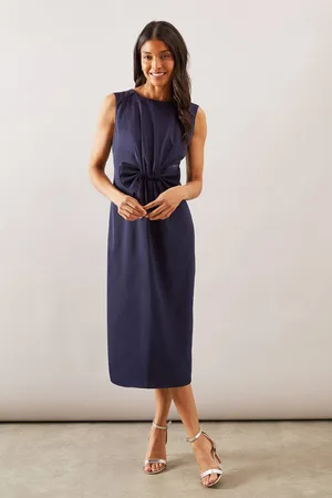 wallis Womens Bow Waist Detail Dress