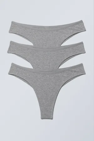 Briefs & Thongs - Grey - women - Shop Your Favorite Brands