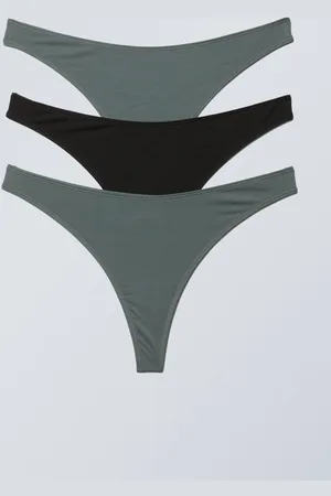 Pack of 3 Thongs in Stretch Cotton