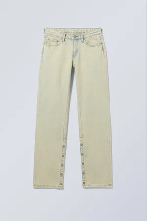Weekday Arrow Low Straight Slit Jeans