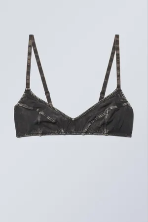 Weekday Miley Washed Cotton Bra