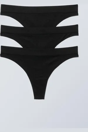 Weekday 3-pack Cat Soft Thong