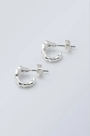 Weekday Irregular Mini Hoop Earrings
