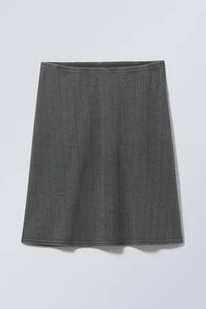 Weekday Pointelle Knee Skirt