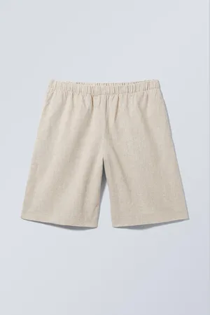 Weekday Relaxed Linen Blend Shorts