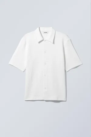Weekday Loose Structured Short Sleeve Shirt