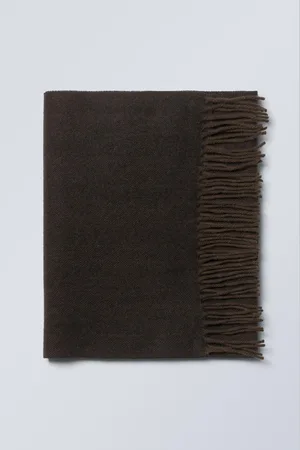 Weekday Long Woven Wool Scarf