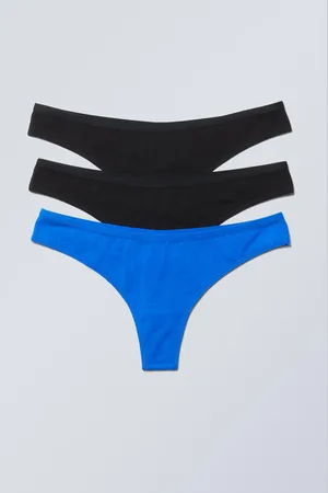 Weekday 3-pack Low Waist Cotton Thongs