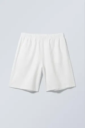 Weekday Relaxed Linen Blend Shorts