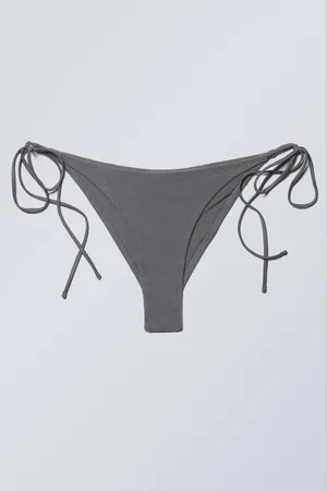 Weekday Strappy Towelling Bikini Bottoms