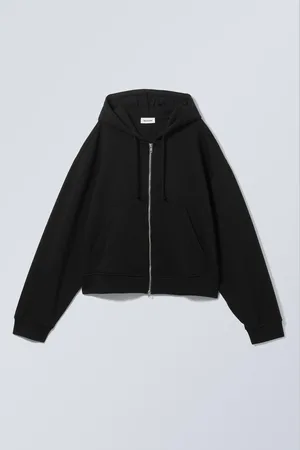 Weekday Essence Boxy Zip Hoodie