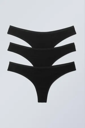 Weekday 3-pack Soft Cotton Thongs