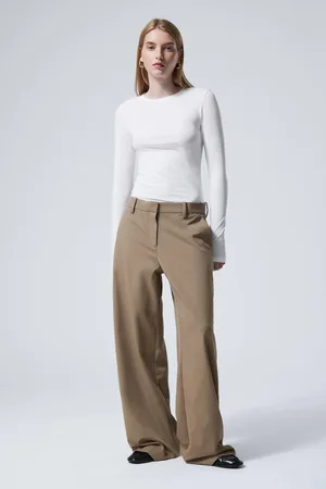 Weekday Low-Waisted Loose Fit Suit Trousers