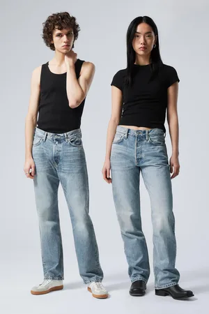 Weekday Orbit Mid Rise Regular Straight Leg Jeans