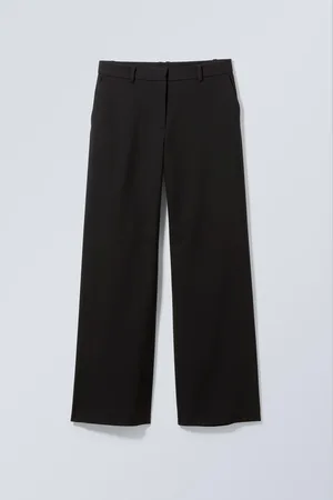 Weekday Low Rise Straight Leg Suiting Trousers