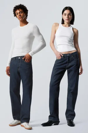 Weekday Orbit Mid Rise Regular Straight Leg Jeans