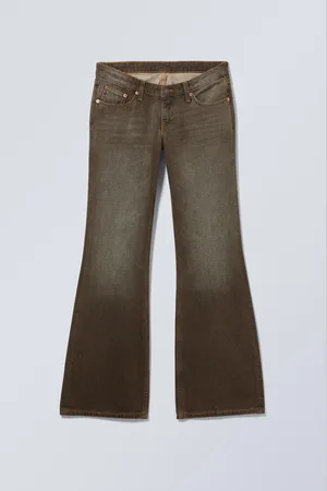 Weekday Nova Low Rise Slim Bootcut Leg Jeans