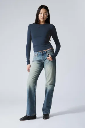 Weekday Arrow Low Rise Regular Straight Leg Jeans