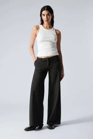 Weekday Low Flared Suit Trousers