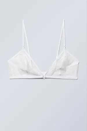 Weekday Sheer Lace Triangle Bra