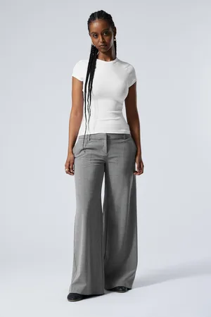 Weekday Low Flared Suit Trousers