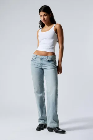 Weekday Arrow Low Rise Regular Straight Leg Jeans