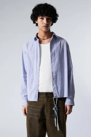 Weekday Relaxed Printed Button-up Cotton Shirt