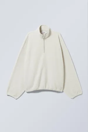 Weekday Oversized Half-Zip Fleece Sweatshirt