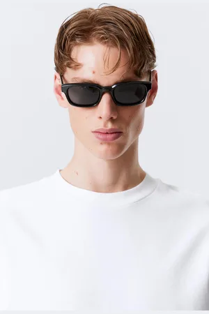 Weekday Bold Rectangular Frame Unisex Sunglasses