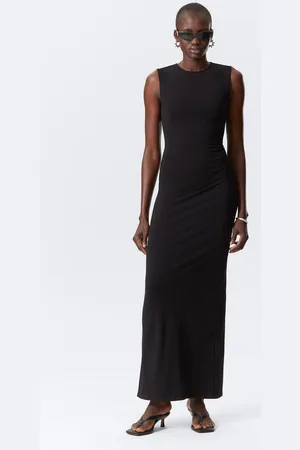 Weekday Sleeveless Cotton Jersey Maxi Dress