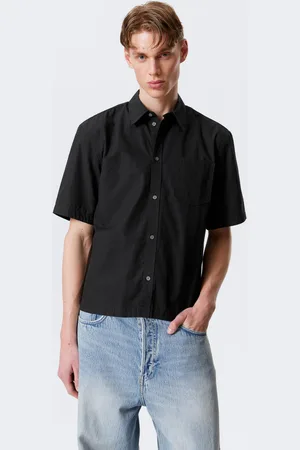 Weekday Relaxed Fit Short-Sleeved Cotton Shirt