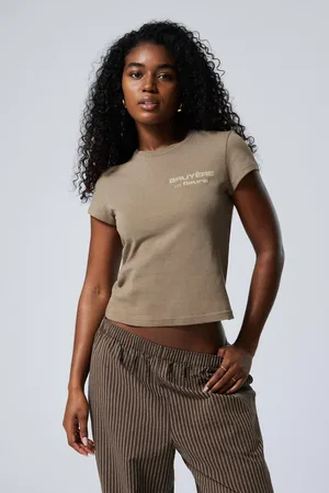 Weekday Boxy Printed Short-Sleeved T-shirt