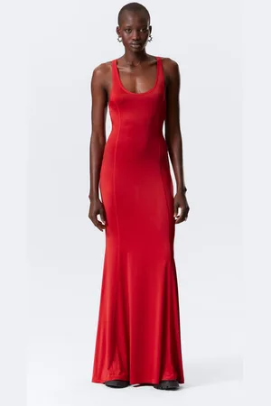 Weekday Sporty Fit-and-Flare Maxi Dress