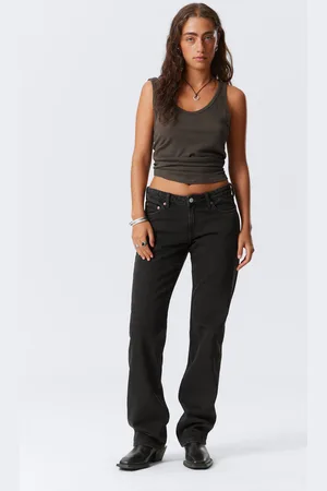 Weekday Arrow Low Rise Regular Straight Leg Jeans