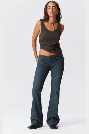 Weekday Nova Low Rise Slim Bootcut Leg Jeans